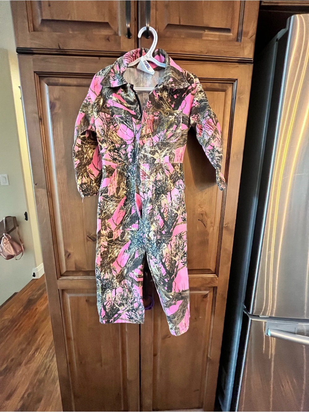 Pink & Brown Camo kids Coverall Jacket